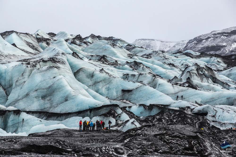 Hikers pose for a photo